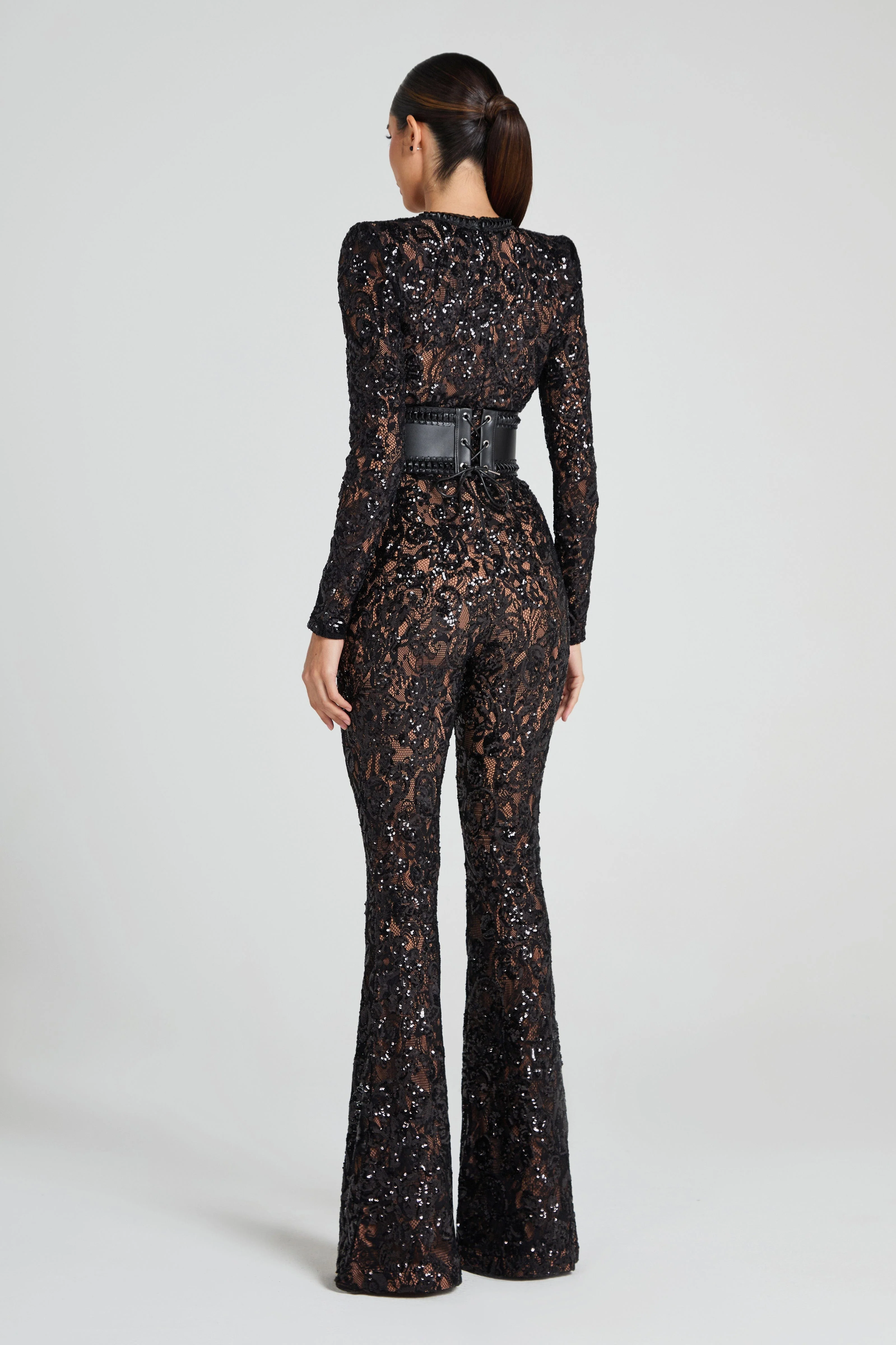 Bella Black Jumpsuit - Image 4
