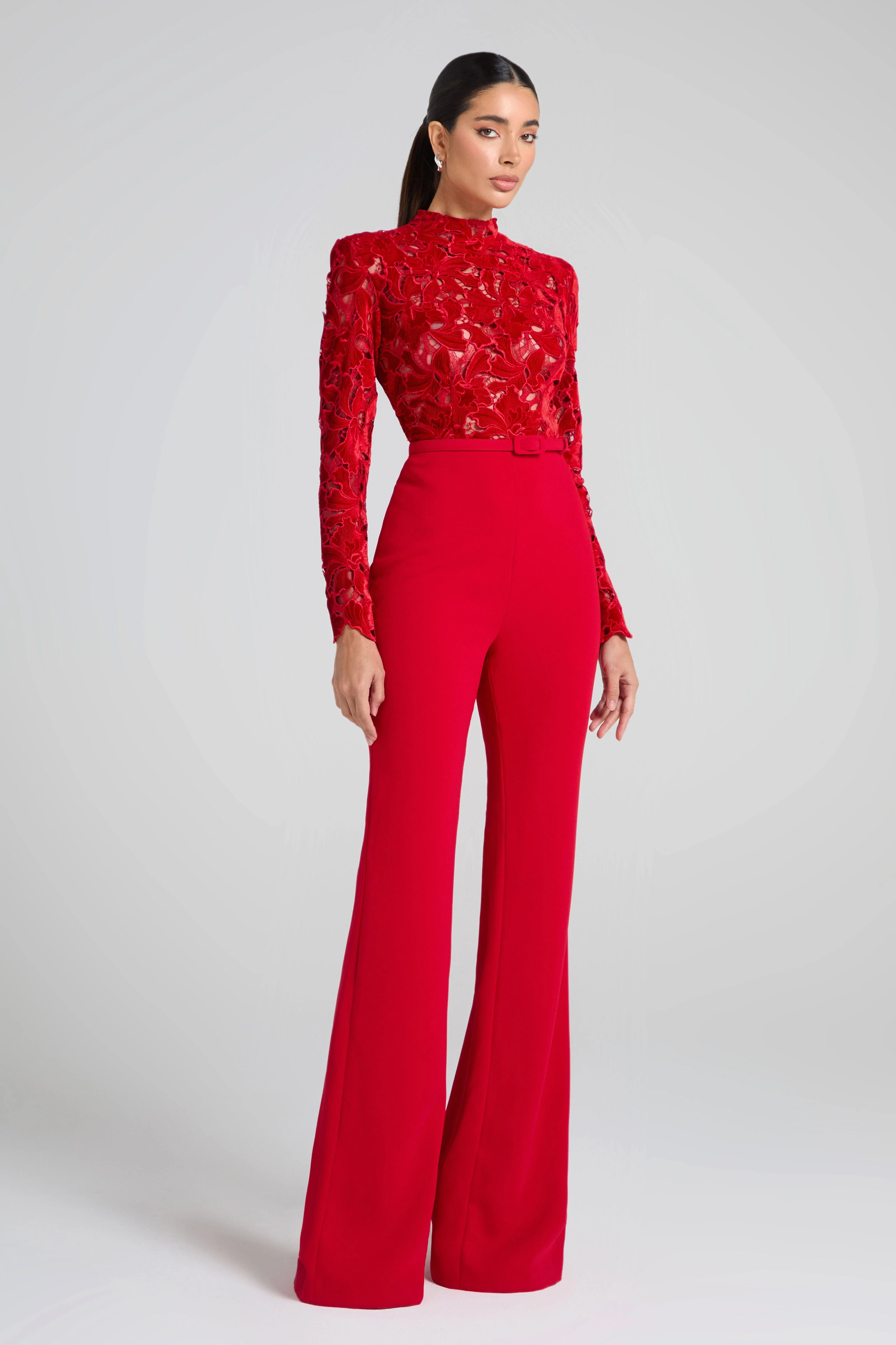 Eleanor Red Jumpsuit - Image 3