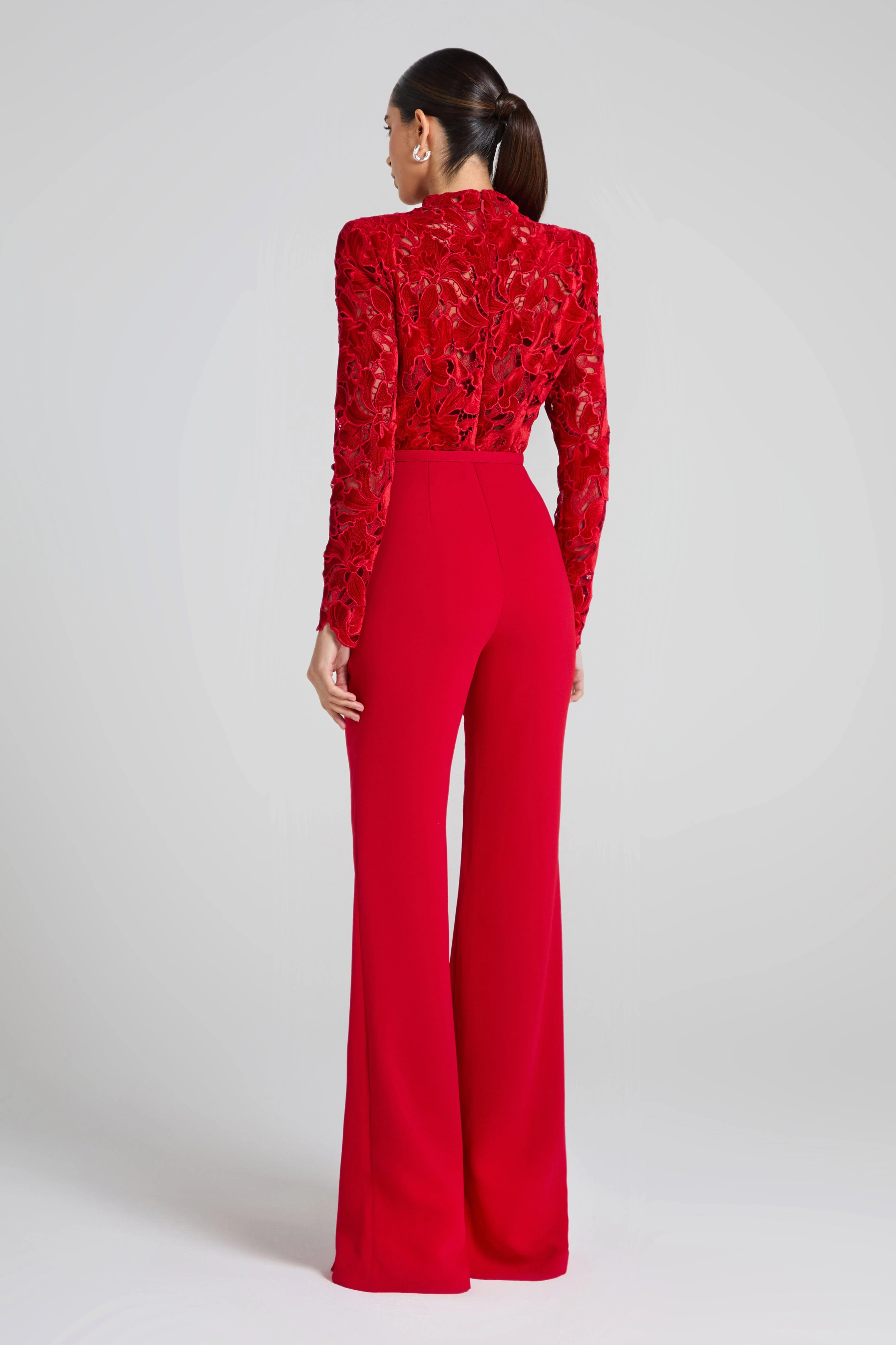 Eleanor Red Jumpsuit - Image 4