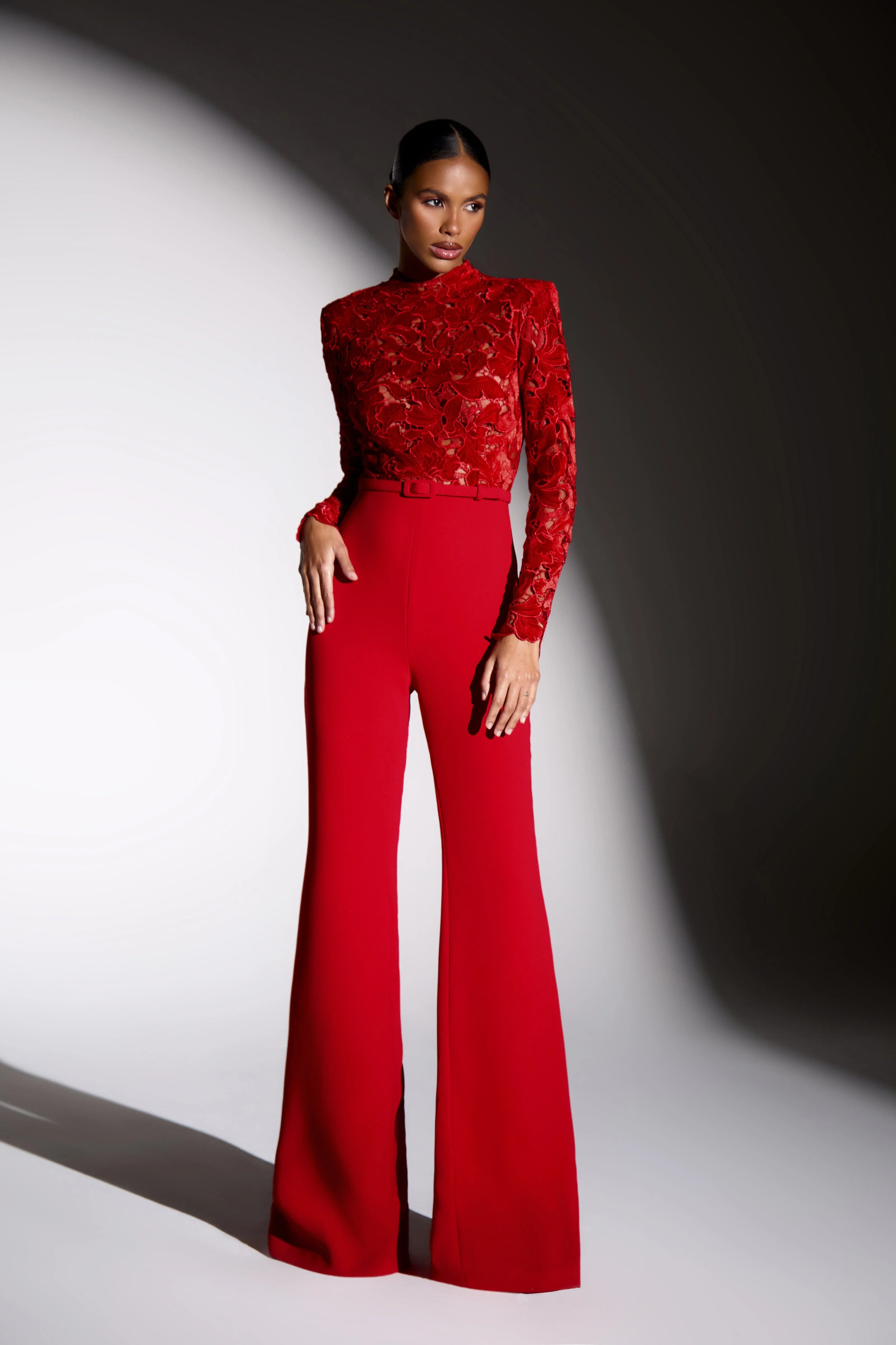 Eleanor Red Jumpsuit - Image 6