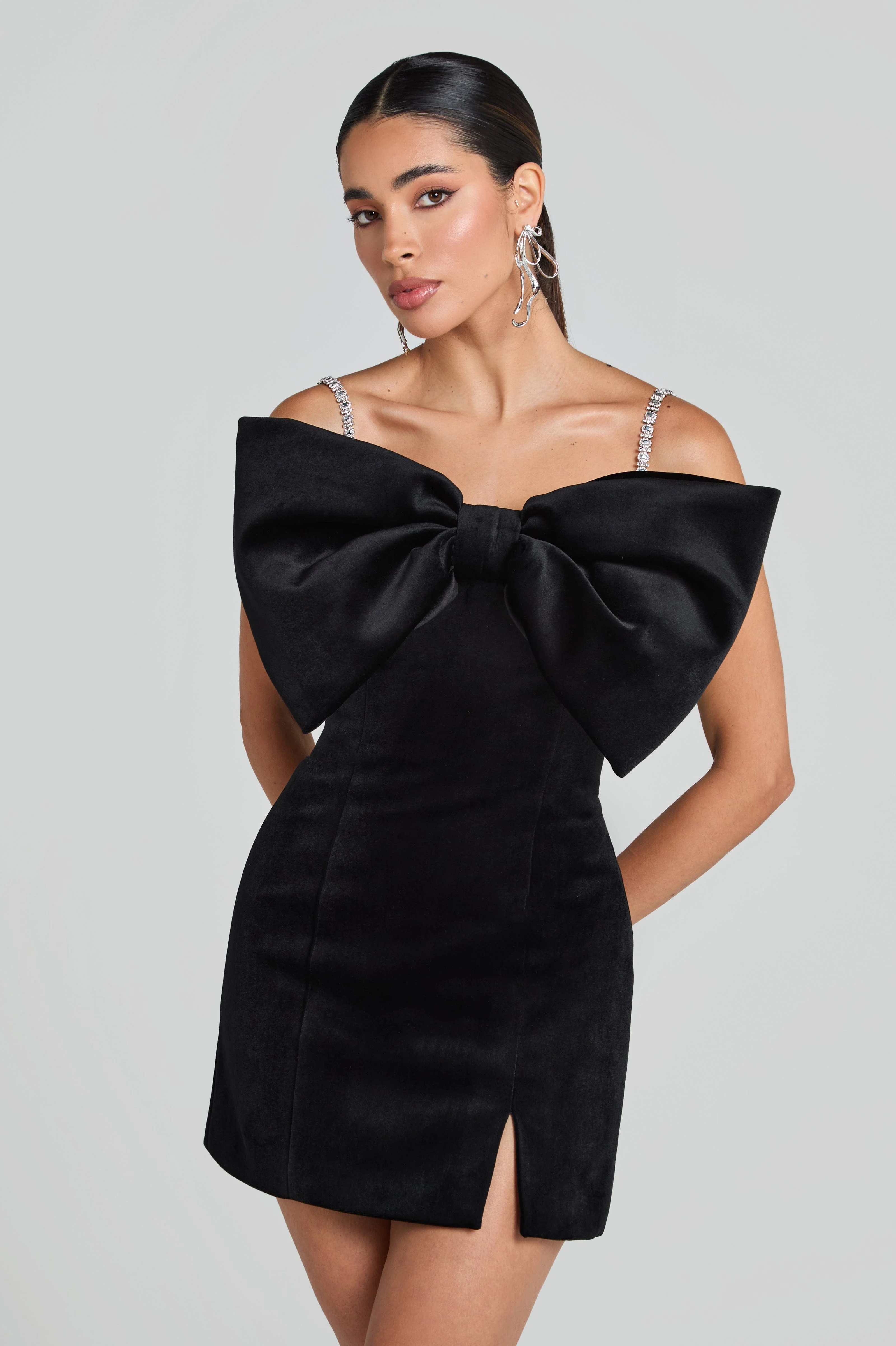 Elodie Black Dress - Image 6