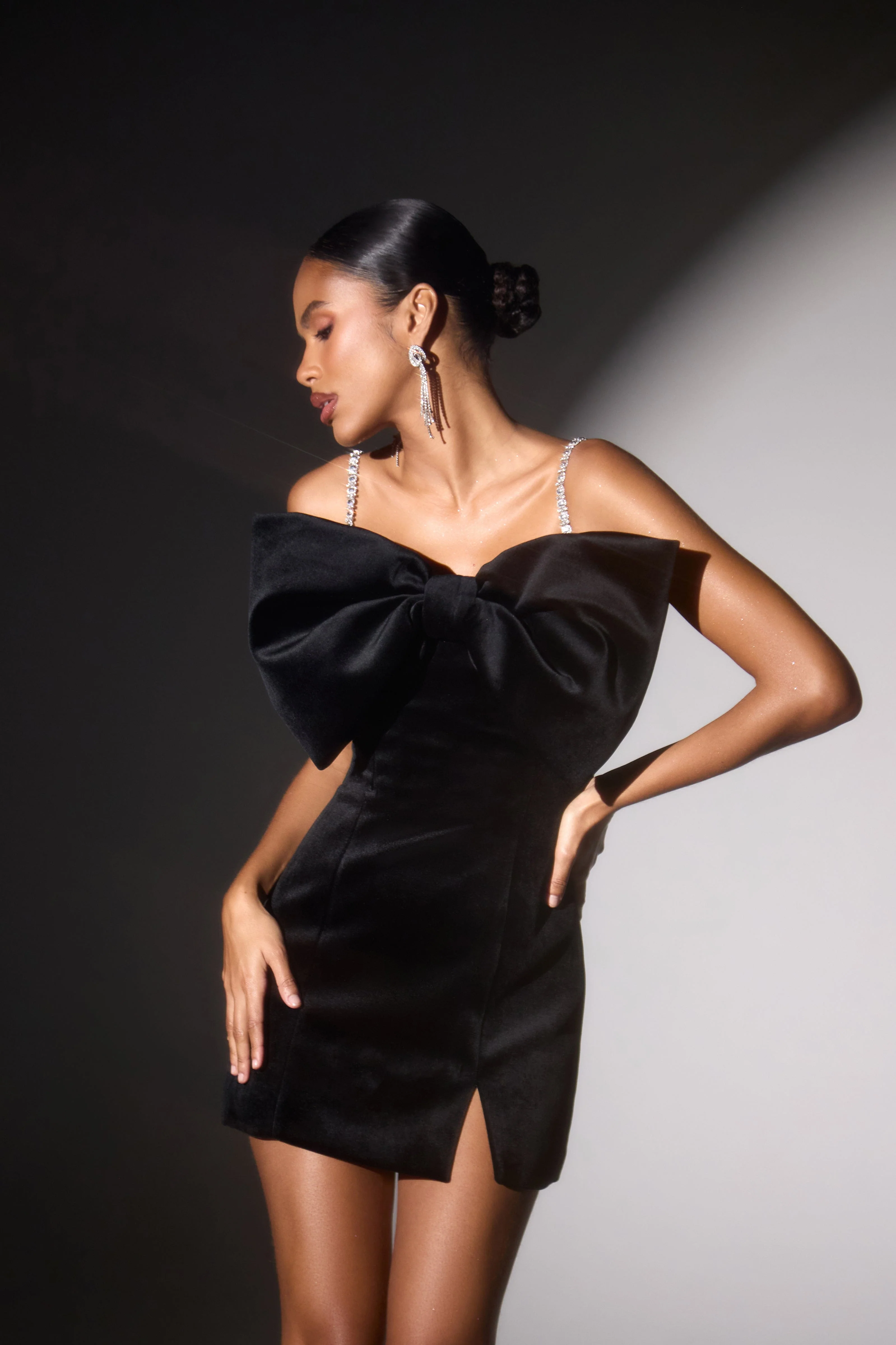 Elodie Black Dress - Image 7