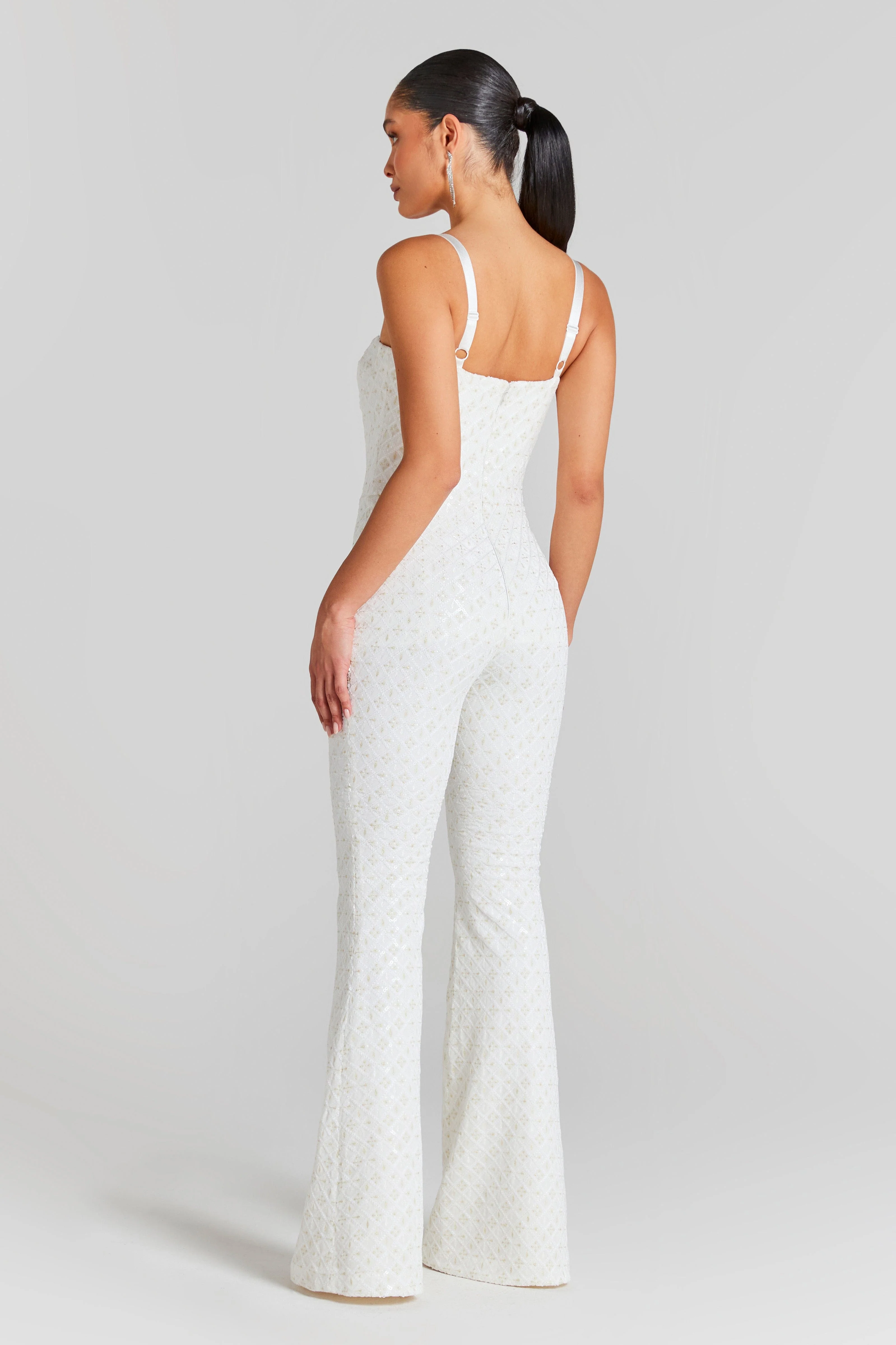 Hailey White Jumpsuit - Image 4