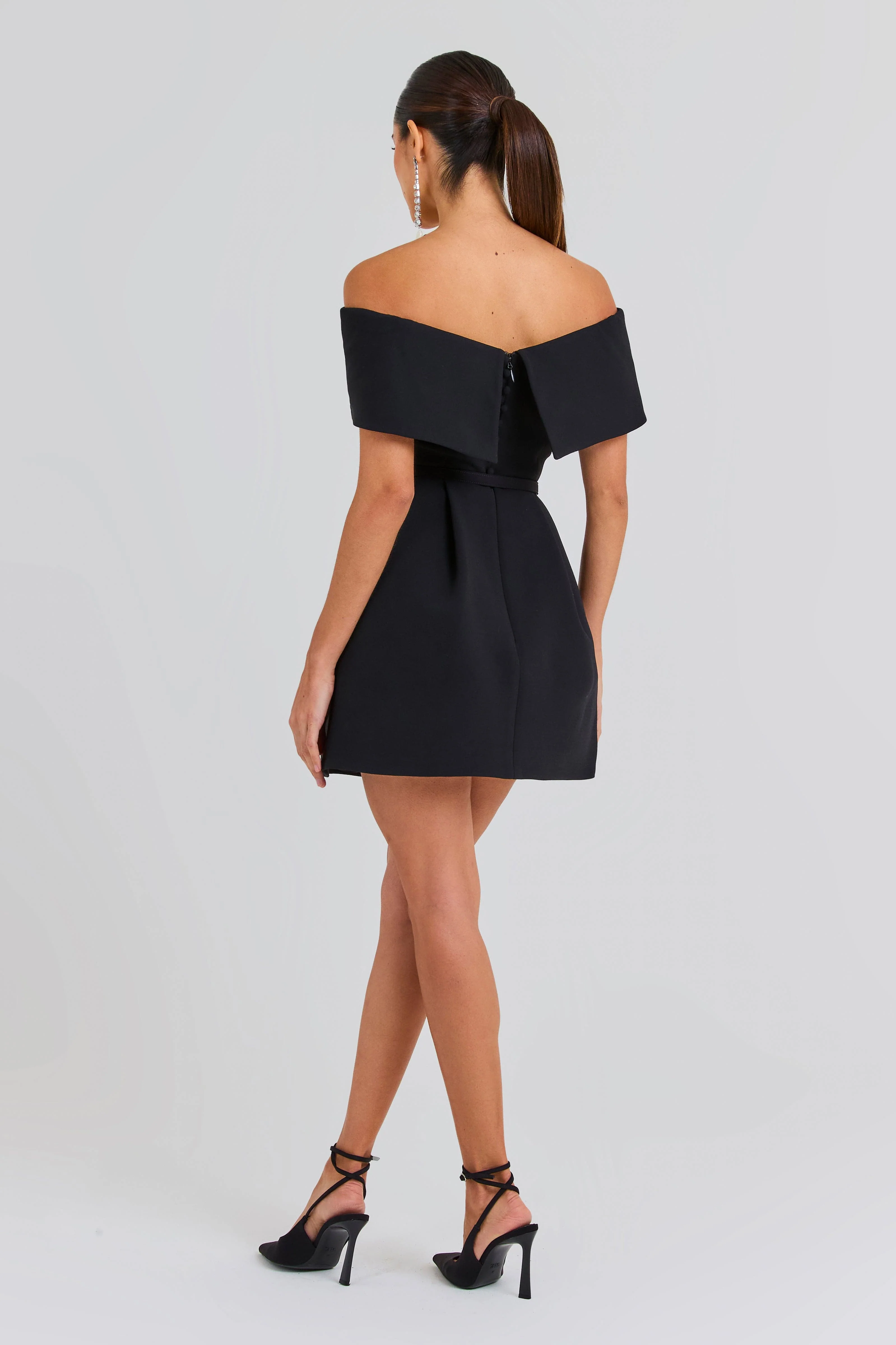 Harper Black Dress - Image 3