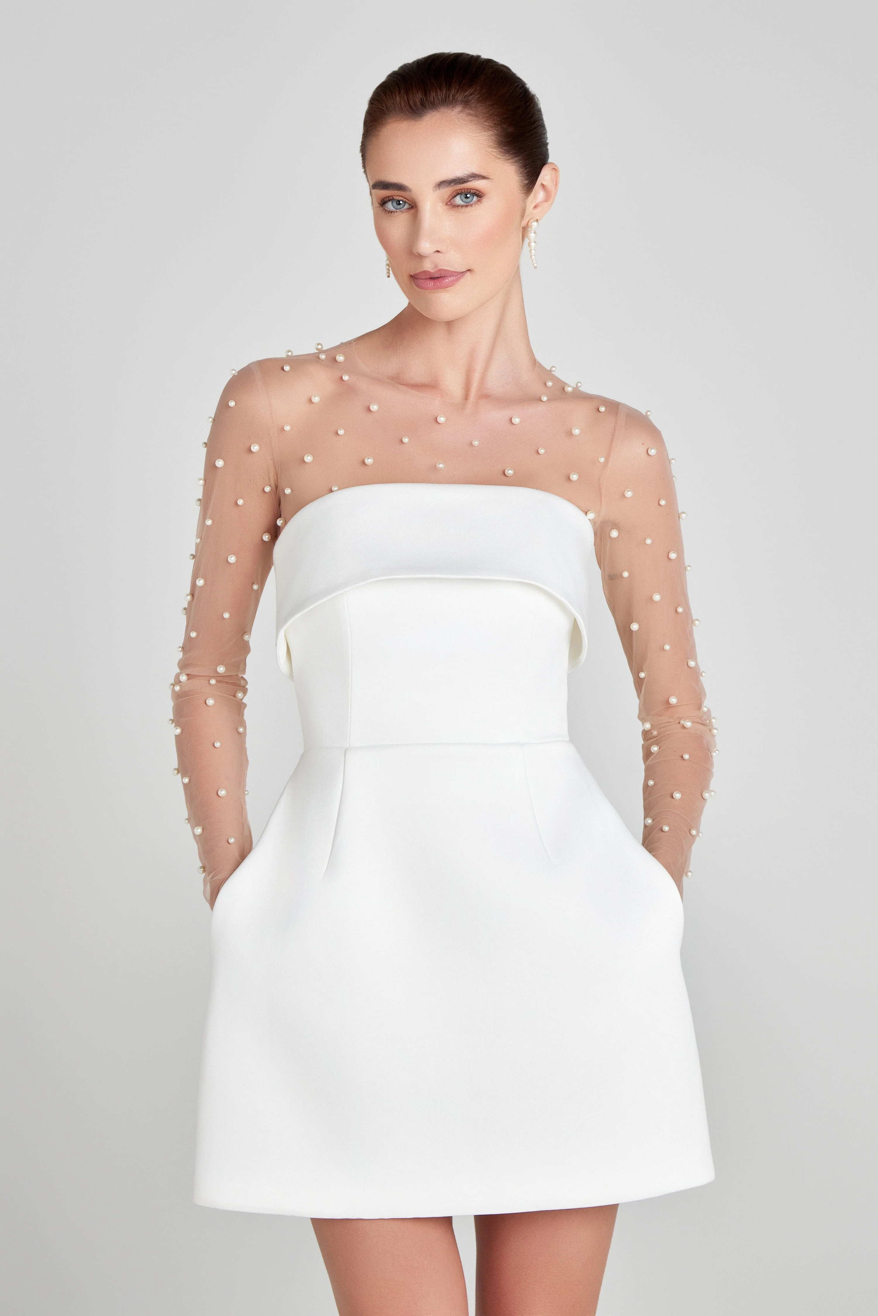 Heather White Dress - Image 9