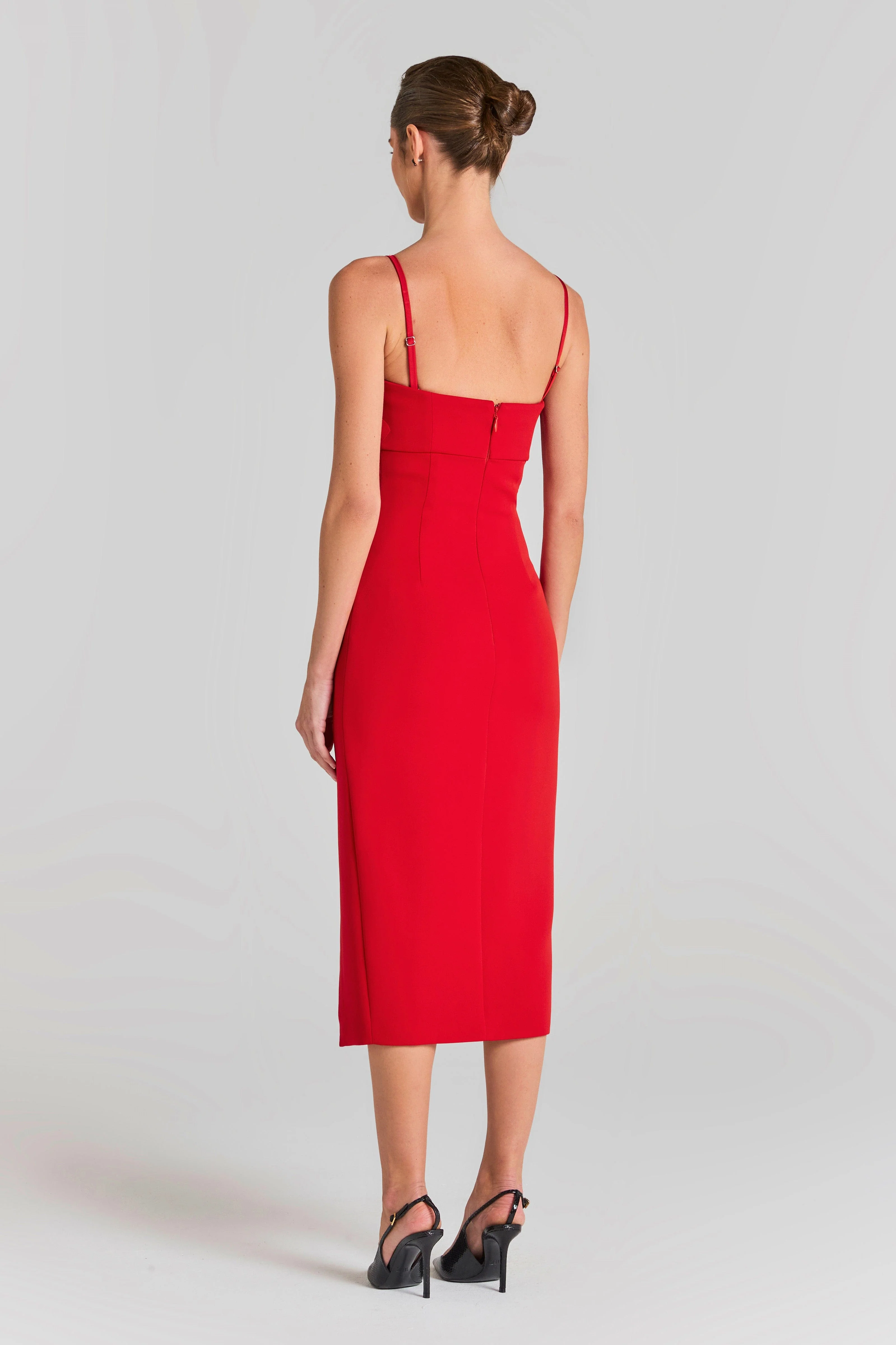 Jasmine Red Dress - Image 4