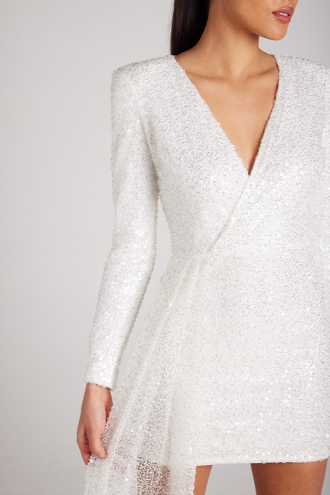 Leah White Dress - Image 6