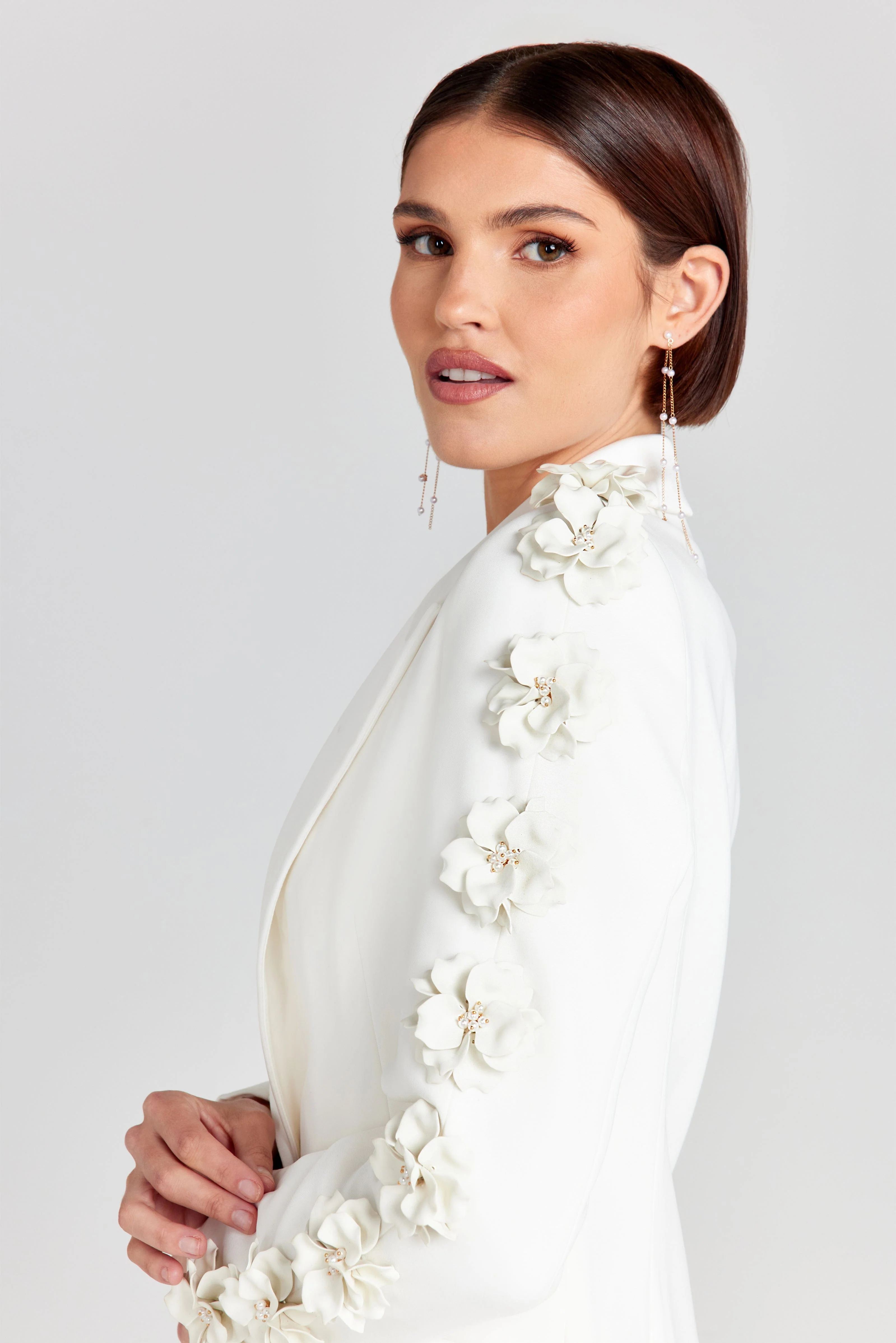 Leonie White Blazer - Image 4