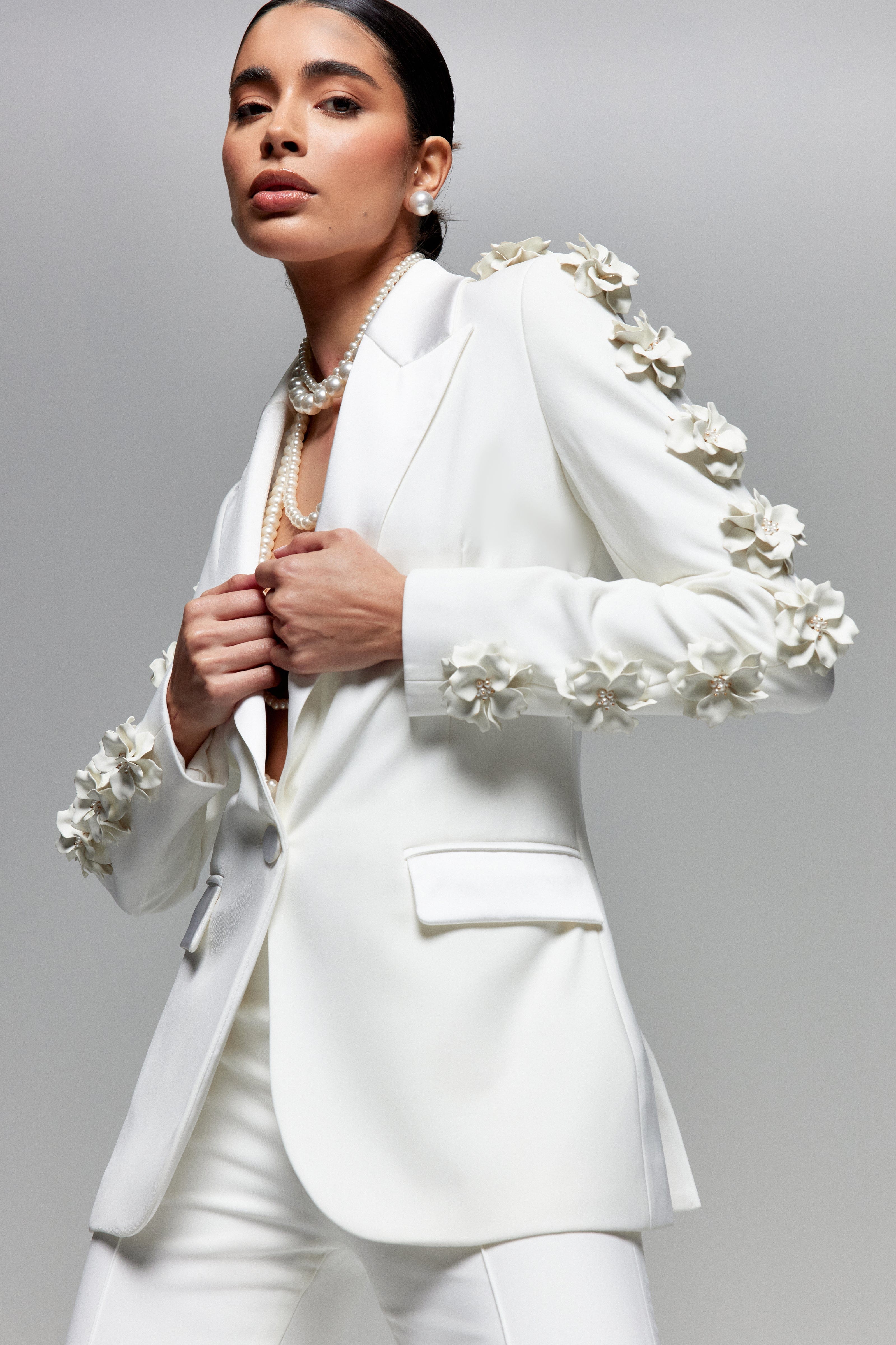 Leonie White Blazer - Image 6
