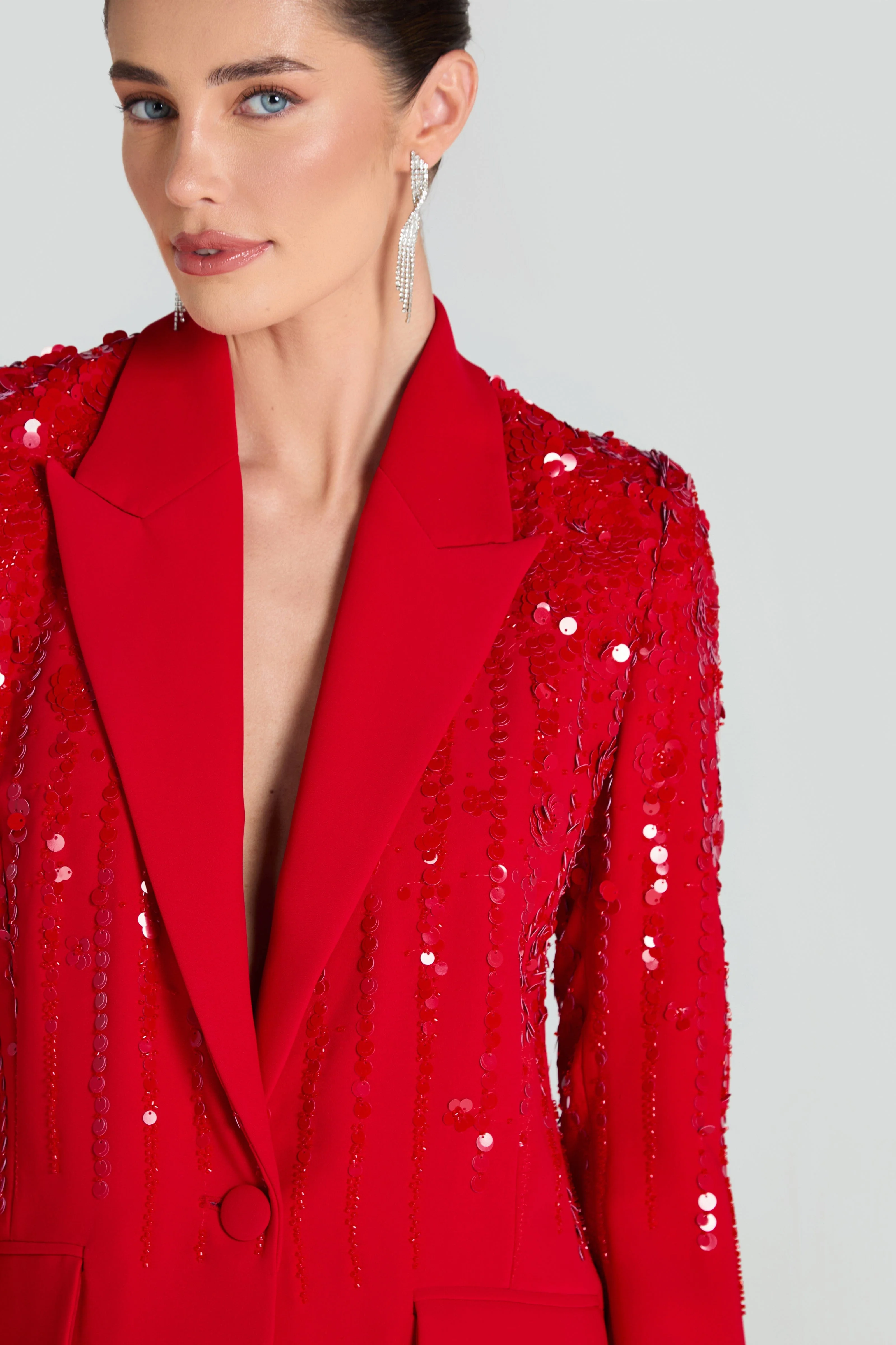Lucille Red Blazer - Image 6