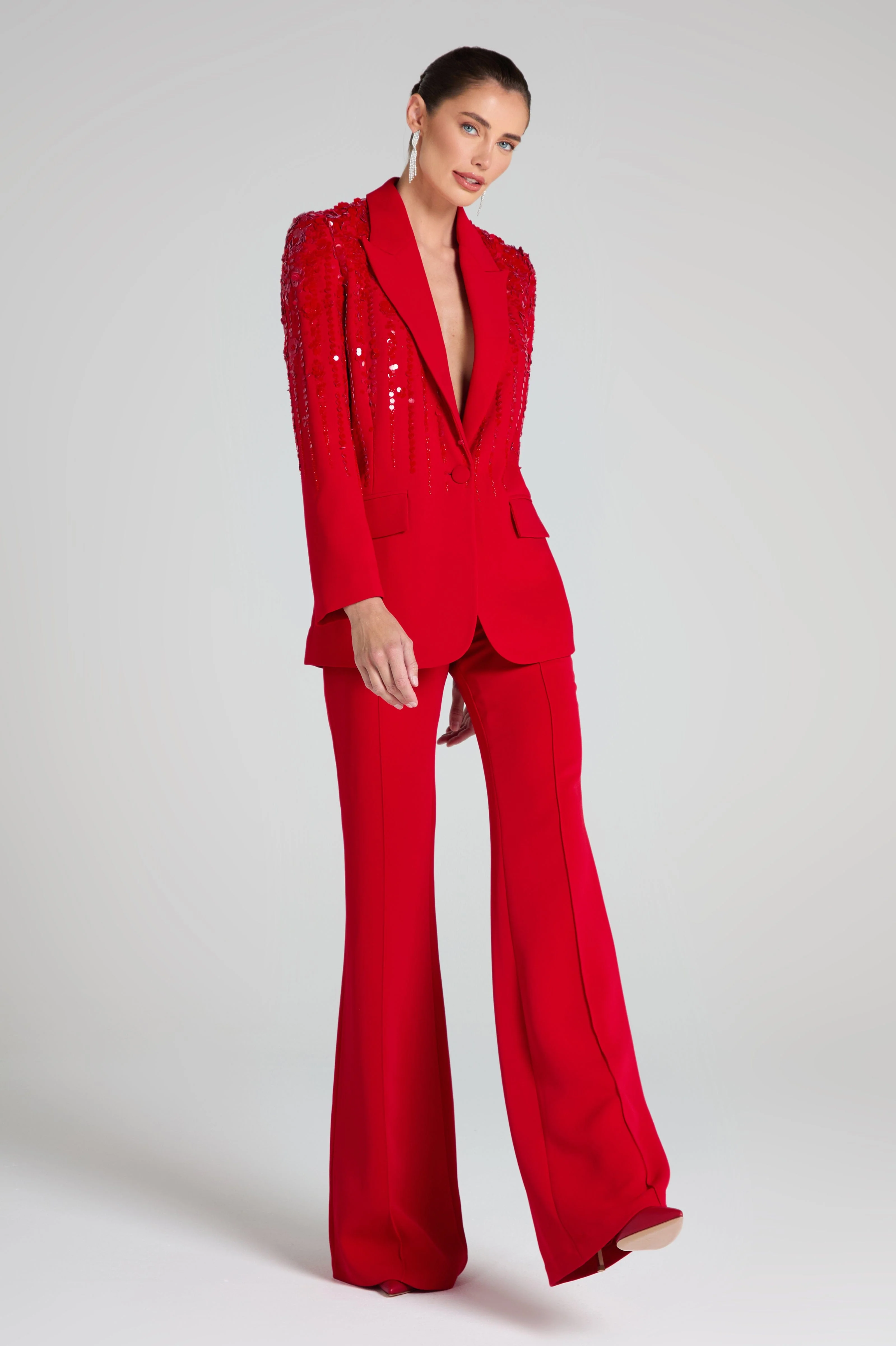 Lucille Red Blazer - Image 7