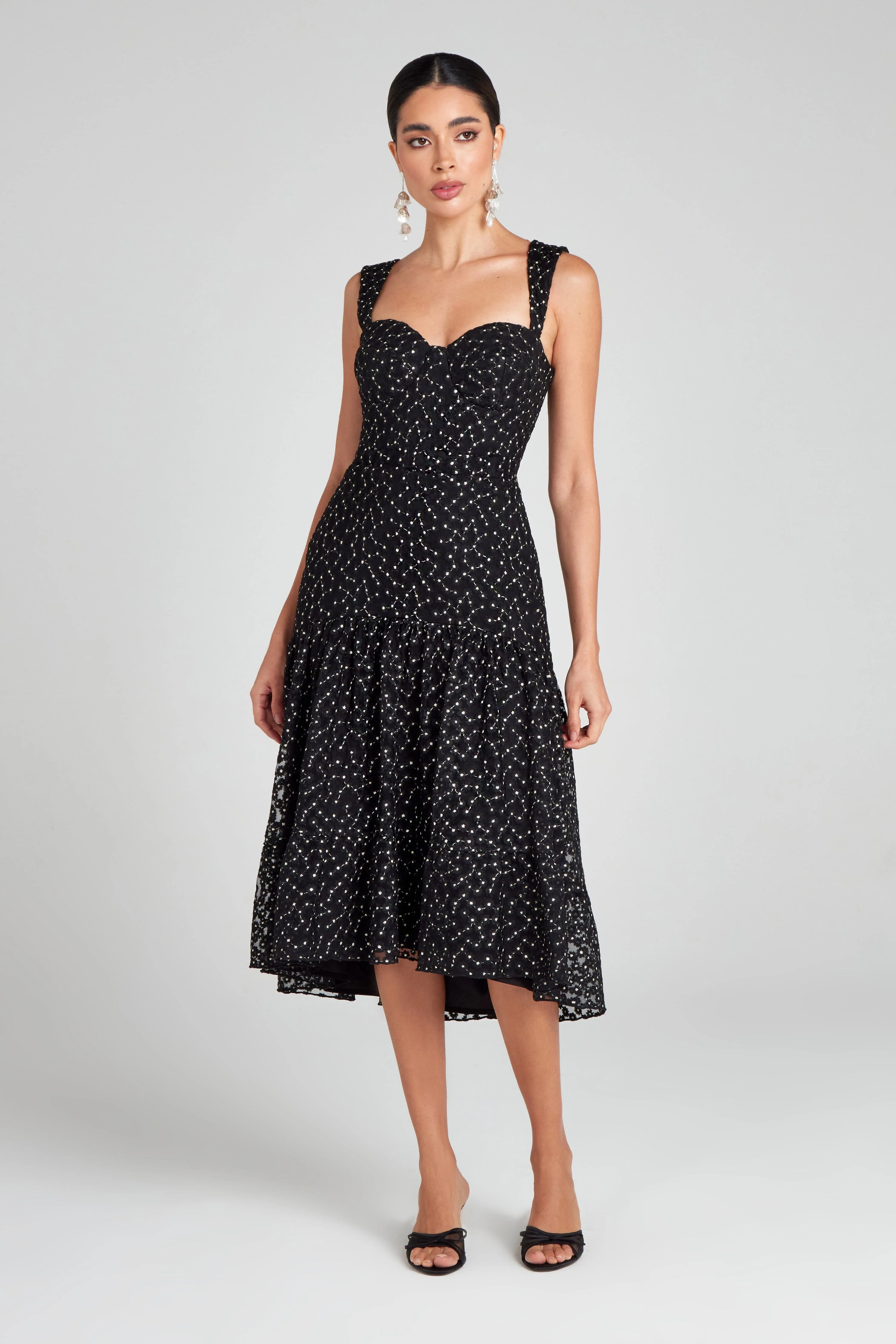 Madeline Black Dress - Image 3