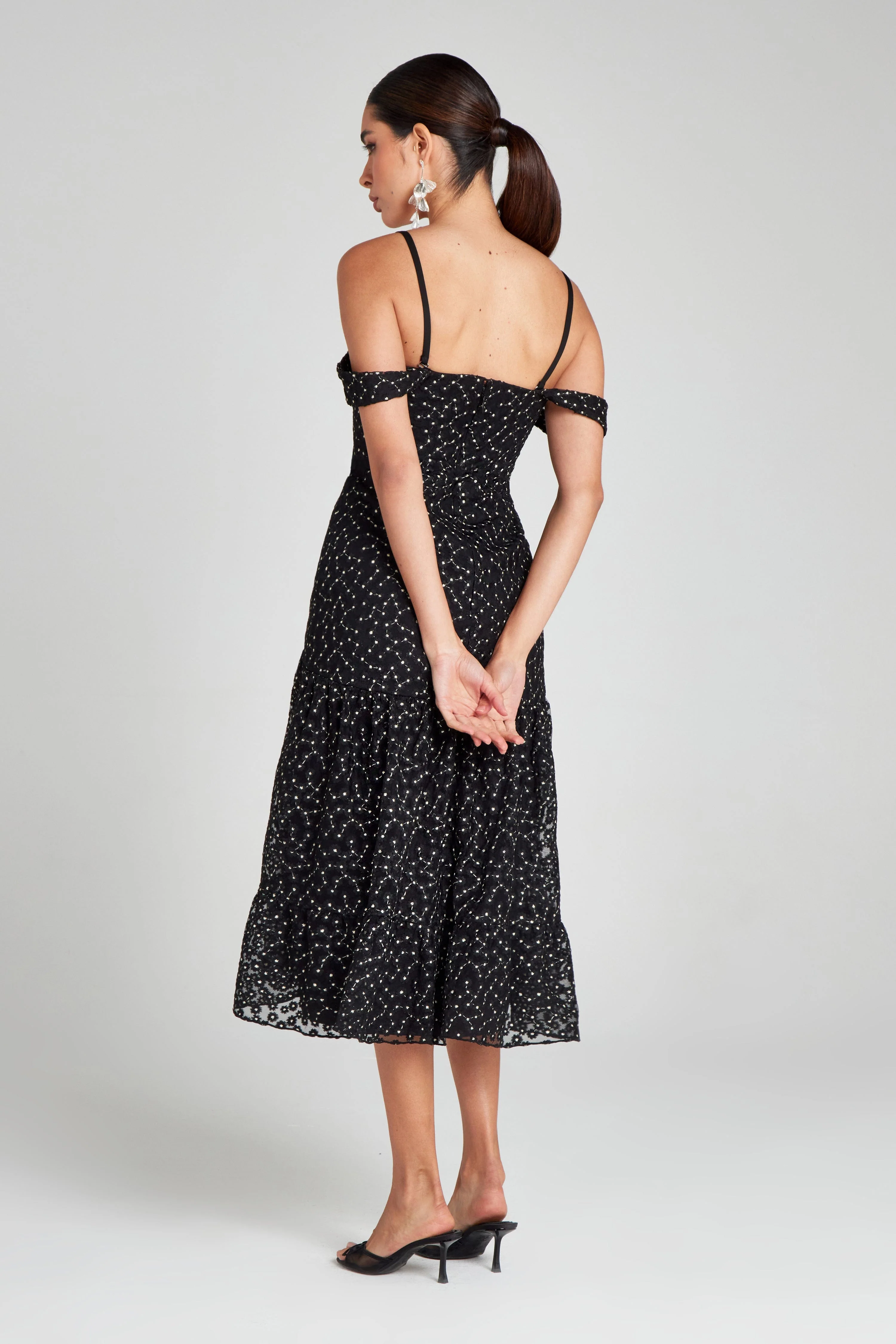 Madeline Black Dress - Image 4