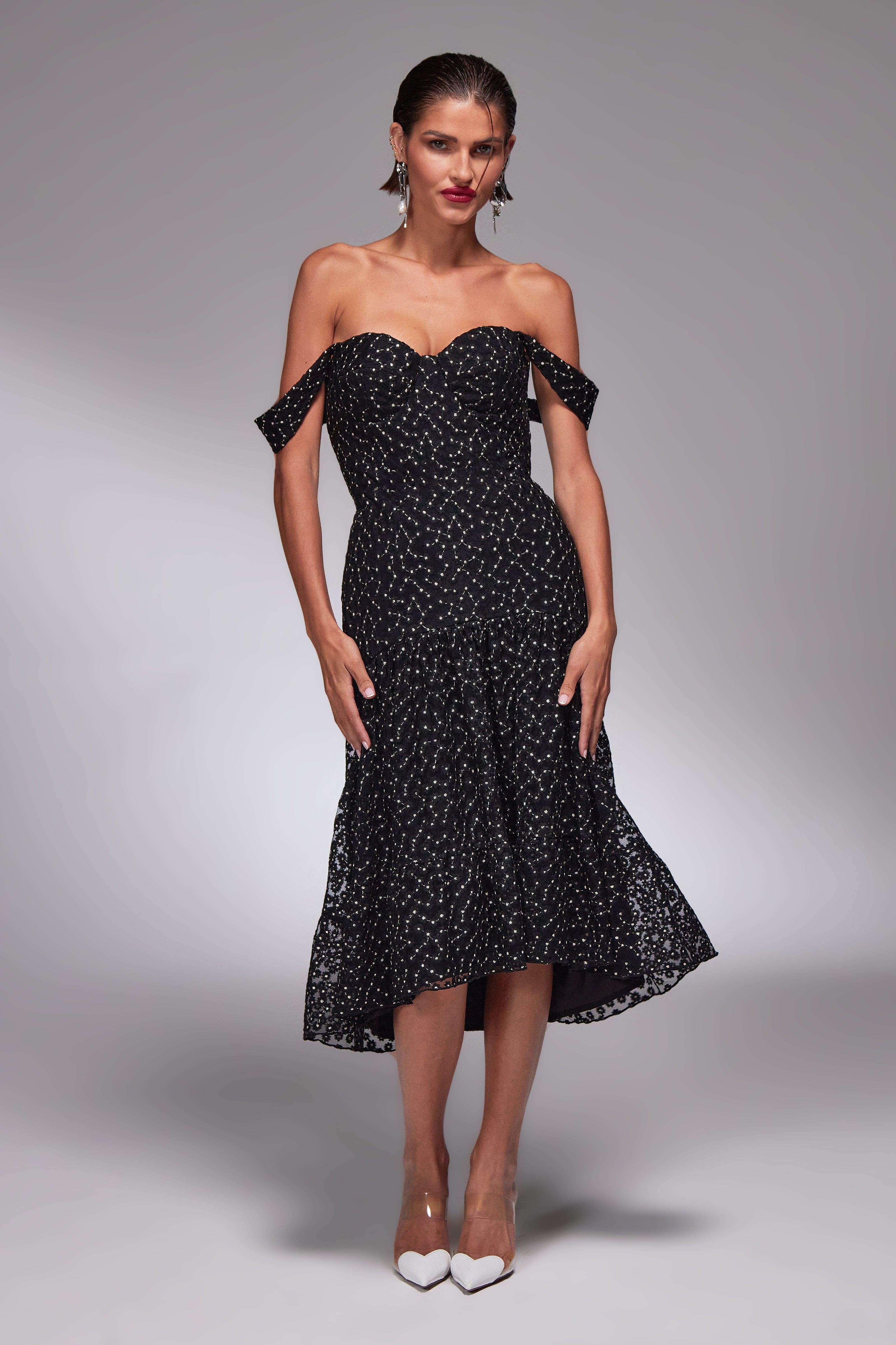 Madeline Black Dress - Image 7