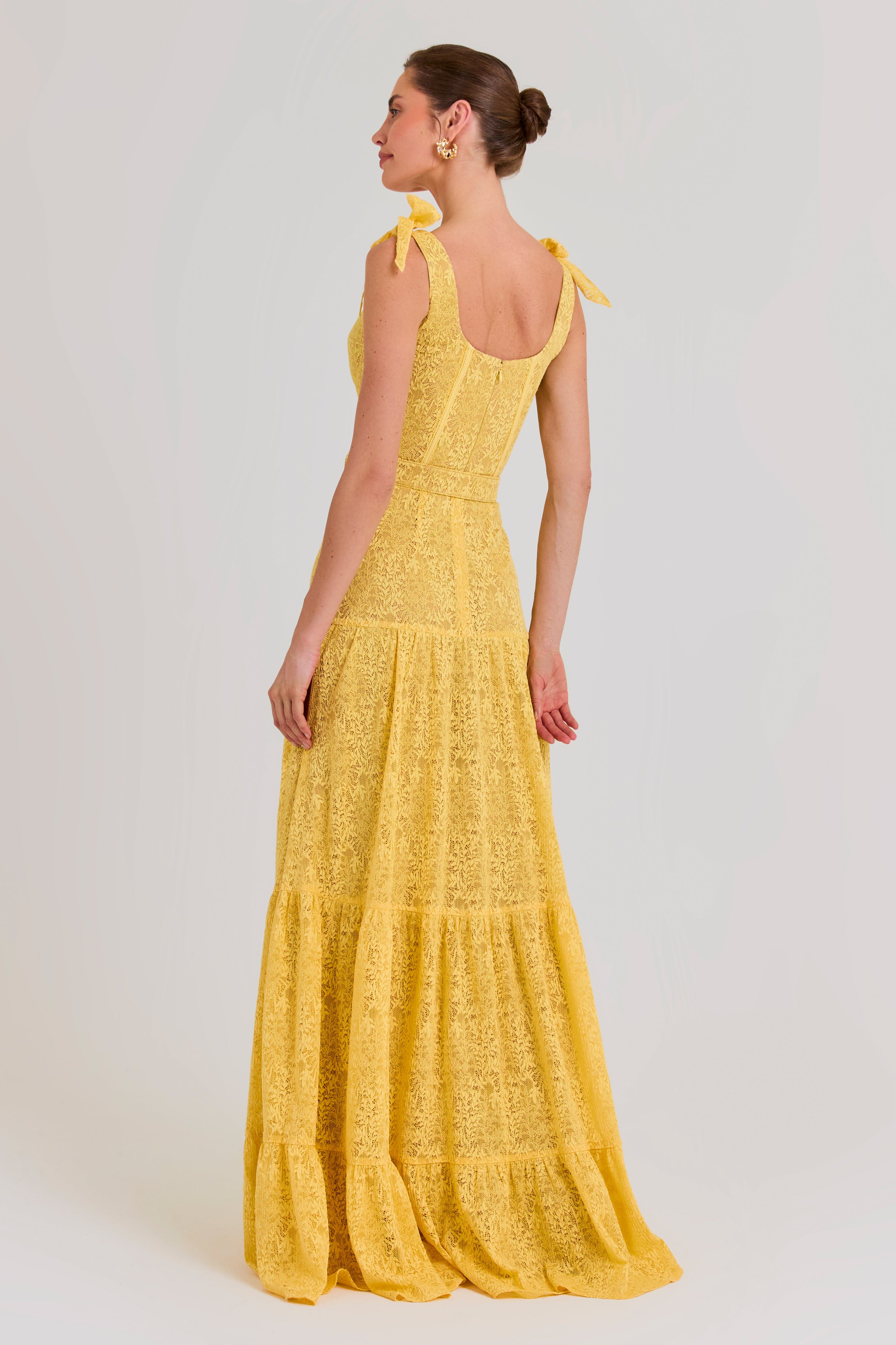 Miranda Yellow Dress - Image 3
