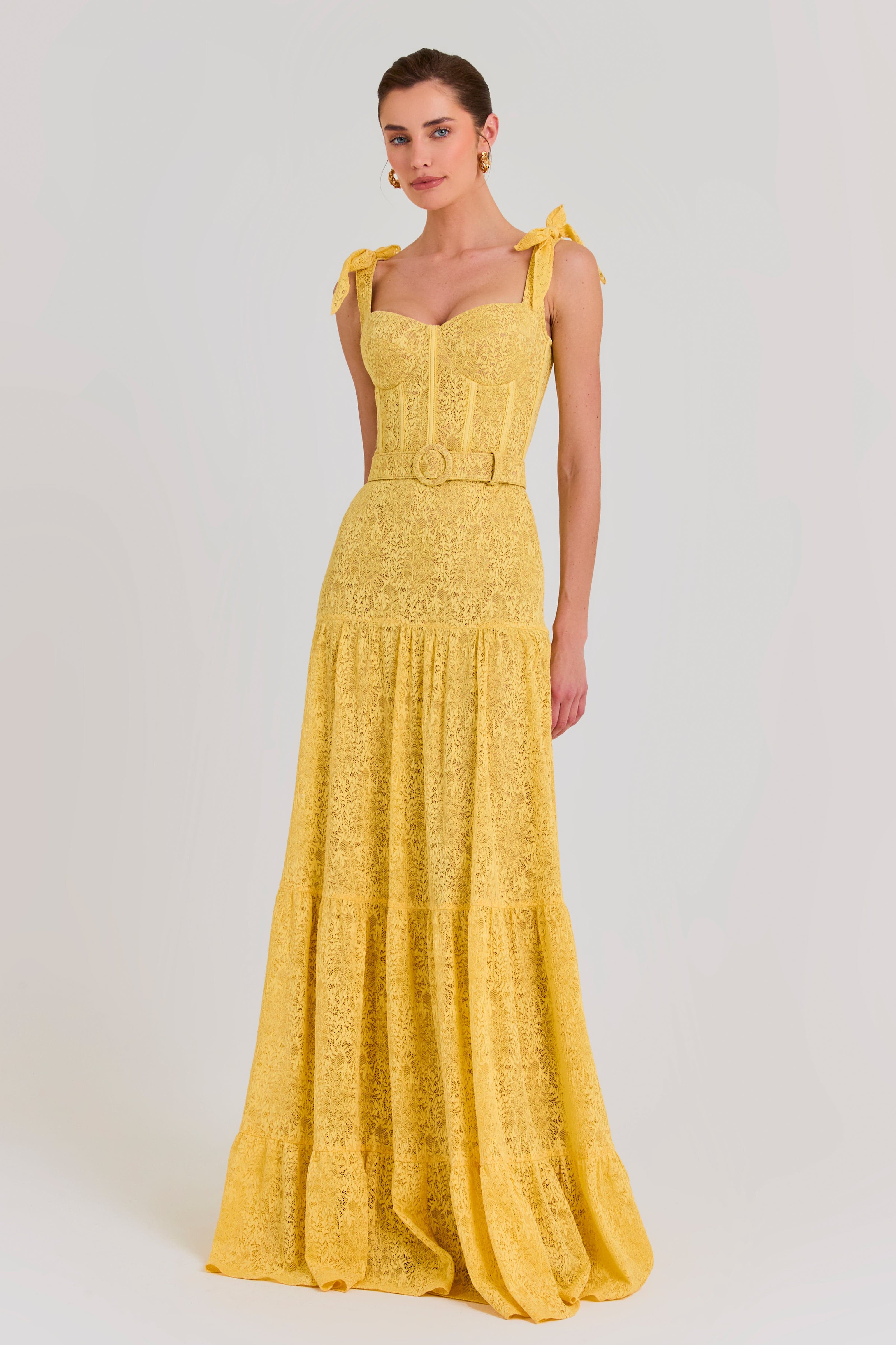 Miranda Yellow Dress - Image 4